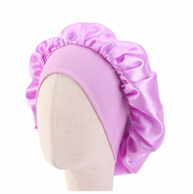 Load image into Gallery viewer, Kids Satin Stretch-Band Bonnet
